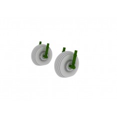 1/72 Douglas C-47 Skytrain Wheels for Airfix 08014 kit (2pcs)