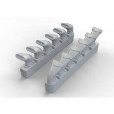 1/72 Supermarine Spitfire Exhaust Stacks Fishtail for Eduard #70121 kit