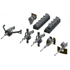 1/72 Kawanishi H8K2 Emily Guns for Hasegawa kit