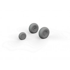 1/72 North American B-25 Mitchell Wheels Set (brassin) for Airfix kits