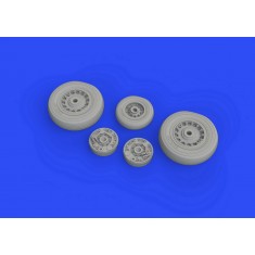 1/72 Blackburn Buccaneer S.2C Wheels Set for Airfix kits