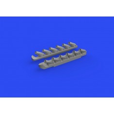 1/72 P-51B/C Mustang Exhausts Stacks for Arma Hobby kits