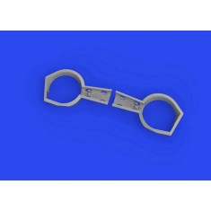 1/72 Messerschmitt Bf 109F/G Wheel Bays Angular for Eduard kits