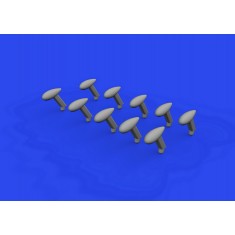 1/72 Messerschmitt Bf 109 Balance Weights for Eduard kits