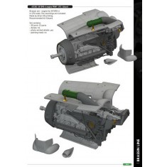 1/72 Messerschmitt Bf 109G-6 Engine for Eduard kits