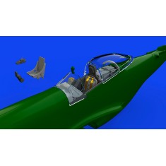 1/72 P-51D-5 Mustang Cockpit (3D print) for Eduard kits