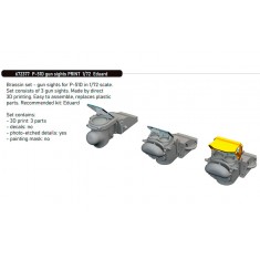 1/72 P-51D Mustang Gun Sights 3D Print Parts for Eduard kits