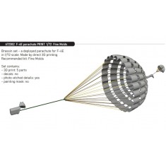 1/72 F-4E Phantom II Parachute for Fine Molds kits