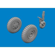1/72 Fw 190A Wheels Early for Tamiya kits