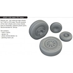 1/72 F-35C Lightning II Wheels for Tamiya kits