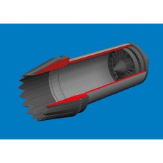1/72 F-35C Lightning II Exhaust Nozzle for Tamiya kits