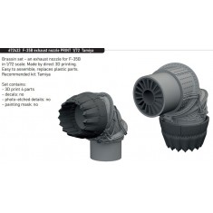 1/72 F-35B Exhaust Nozzle 3D-printed parts for Tamiya kits