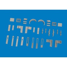 1/72 Supermarine Spitfire Mk.Vb Gun Bays for Eduard Kit (3D Printed)