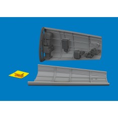 1/72 Bf 109K-4 Radio Compartment 3D-printed parts for Eduard kit
