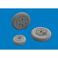 1/72 MiG-21R Wheels for Eduard Kits