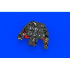 1/72 Messerschmitt Bf 109G-4 Brassin Dashboards & Steelbelts for Eduard kits