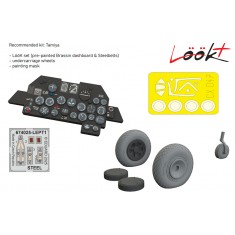 1/72 P-47D Thunderbolt Bubbletop Detail Set for Tamiya kits