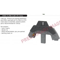 1/72 Focke-Wulf Fw 190A-3 Dashboard and Steelbelts for Tamiya kits
