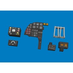 1/72 Mosquito NF Mk. XXX Dashboard and Seatbelts for Special Hobby kits