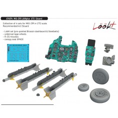 1/72 MiG-21R Fishbed Reconnaissance Aircraft Detail Set for Eduard Kit