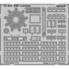 1/72 Grumman F6F Hellcat Exterior Detail Set for Cyber Hobby kit