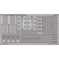 1/72 Short Sunderland Mk.I Bomb Racks 8 for Italeri kit (2 PE Sheets)