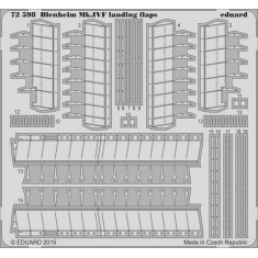 1/72 Bristol Blenheim Mk.IVF Landing Flaps Detail-up Set for Airfix A04017 kit