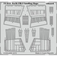 1/72 Supermarine Swift FR.5 Landing Flaps for Airfix kit (1 PE sheet)