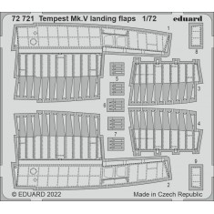 1/72 Hawker Tempest Mk.V Landing Flaps Detail Set for Airfix kits