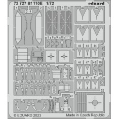 1/72 Messerschmitt Bf 110E Detail Parts for Eduard kits