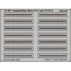 Colour Photoetch for 1/72 Ammunition Belts US Cal.0.50 