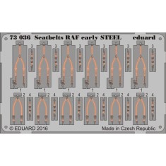1/72 RAF Early Seatbelts (Steel, 1 Photo-Etched Sheet)