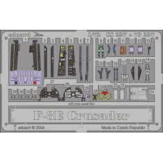 Colour Photoetch for 1/72 F-8E Crusader for Academy kit