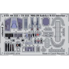 1/72 Mikoyan MiG-29 Izdelye 9-13 Interior Detail Set for Zvezda #7278 kit (2PE)