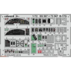 1/72 Boeing B-17G Flying Fortress Cockpit Interior Detail Set for Airfix kit A08017 (2PE)