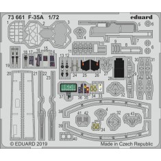 1/72 Lockheed Martin F-35A Detail Set for Hasegawa kits