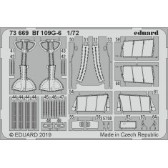 1/72 Messerschmitt Bf 109G-6 Detail Set for Tamiya kits (2 sheets)