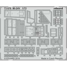 1/72 Mil Mi-24V Detail Parts (PE) for Zvezda kits