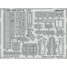 1/72 Mikoyan-Gurevich MiG-21F-13 Detail Set for Modelsvit kits