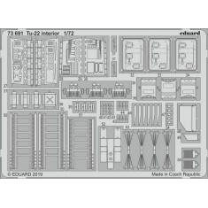 1/72 Tupolev Tu-22 Interior Detail Set for Trumpeter kits