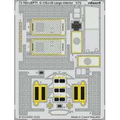 1/72 Lockheed Martin C-130J-30 Super Hercules Cargo Interior Detail Set for Zvezda kits