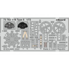 1/72 Polikarpov I-16 Type 5 Detail set for Clear Prop kits