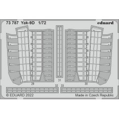 1/72 Yakovlev Yak-9D Detail set for Zvezda kits