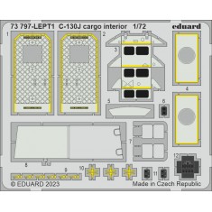 1/72 Lockheed Martin C-130J Super Hercules Cargo Interior Set for Zvezda kits
