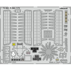 1/72 P-36A Photo-etched set for Arma Hobby kits