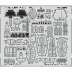 1/72 P-51D Mustang Photo-etched set for Arma Hobby kits