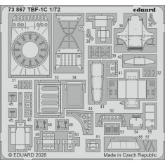 1/72 TBF-1C PE set for Hobby Boss kits