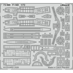 1/72 F-14D Tomcat Photo-etched set for Tamiya kits