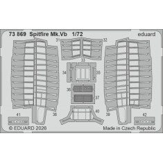 1/72 Spitfire Mk.Vb Photo-etched set for IBG kits