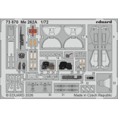 1/72 Me 262A Photo-etched set for Arma Hobby kits